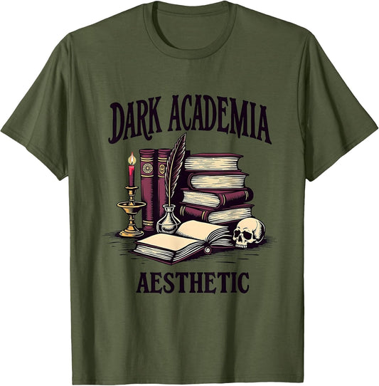 Dark Academia Aesthetic Goth Literary Design