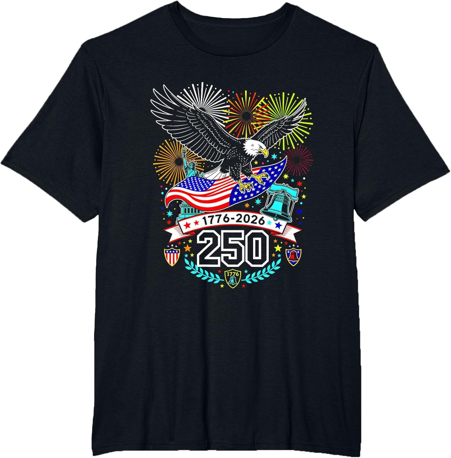 Eagle Flag Fireworks 250 Anniversary USA