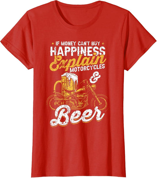 If Money Cant Buy Happiness Explain Beer & Motorcycles