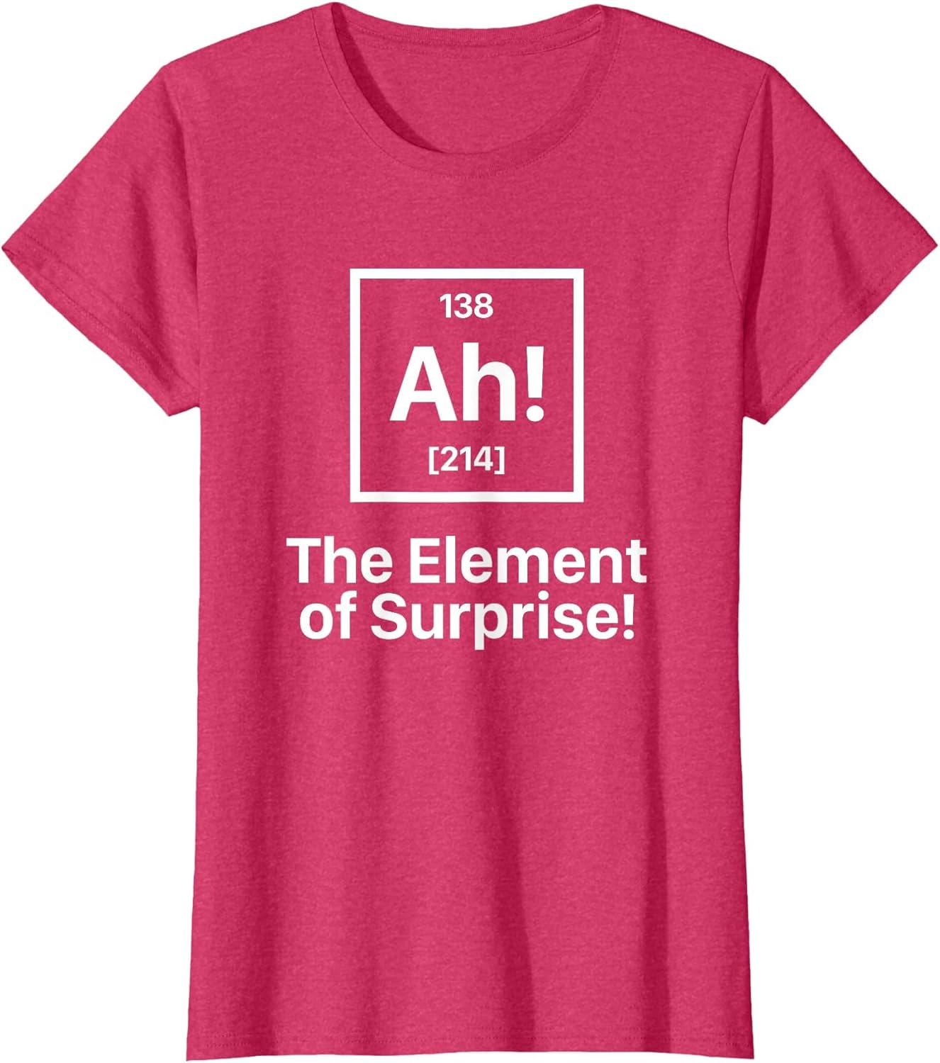 Funny Novelty Men's Ah The Element of Surprise