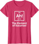 Funny Novelty Men's Ah The Element of Surprise
