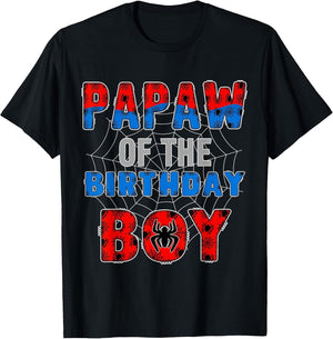 Papaw of The Birthday Boy Family Spider Web Birthday Party