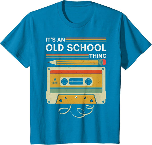 Oldschool Cassette Tape Men Boys Retro 80s 90s Cassette Tape