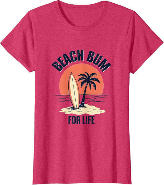 Beach Bum For Life Men's Vacation Graphic