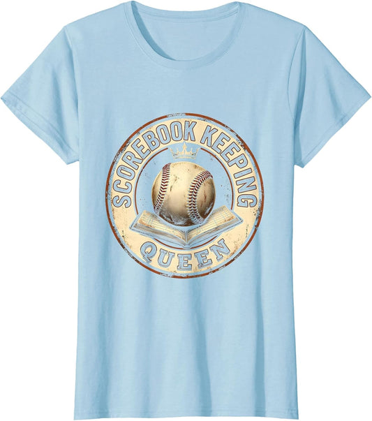 Scorebook Keeping Queen Mom Baseball Design