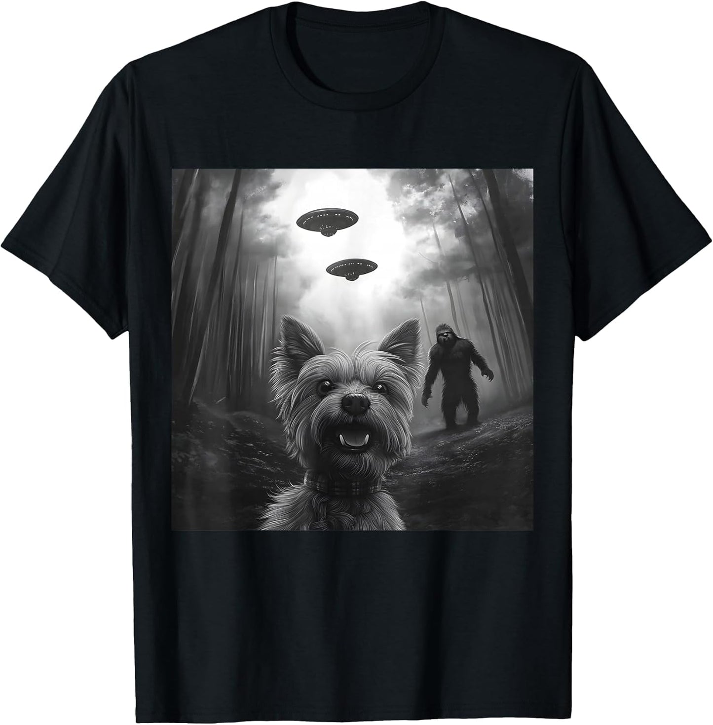 Yorkie vs. Bigfoot – Funny Yorkshire Terrier Alien Encounter