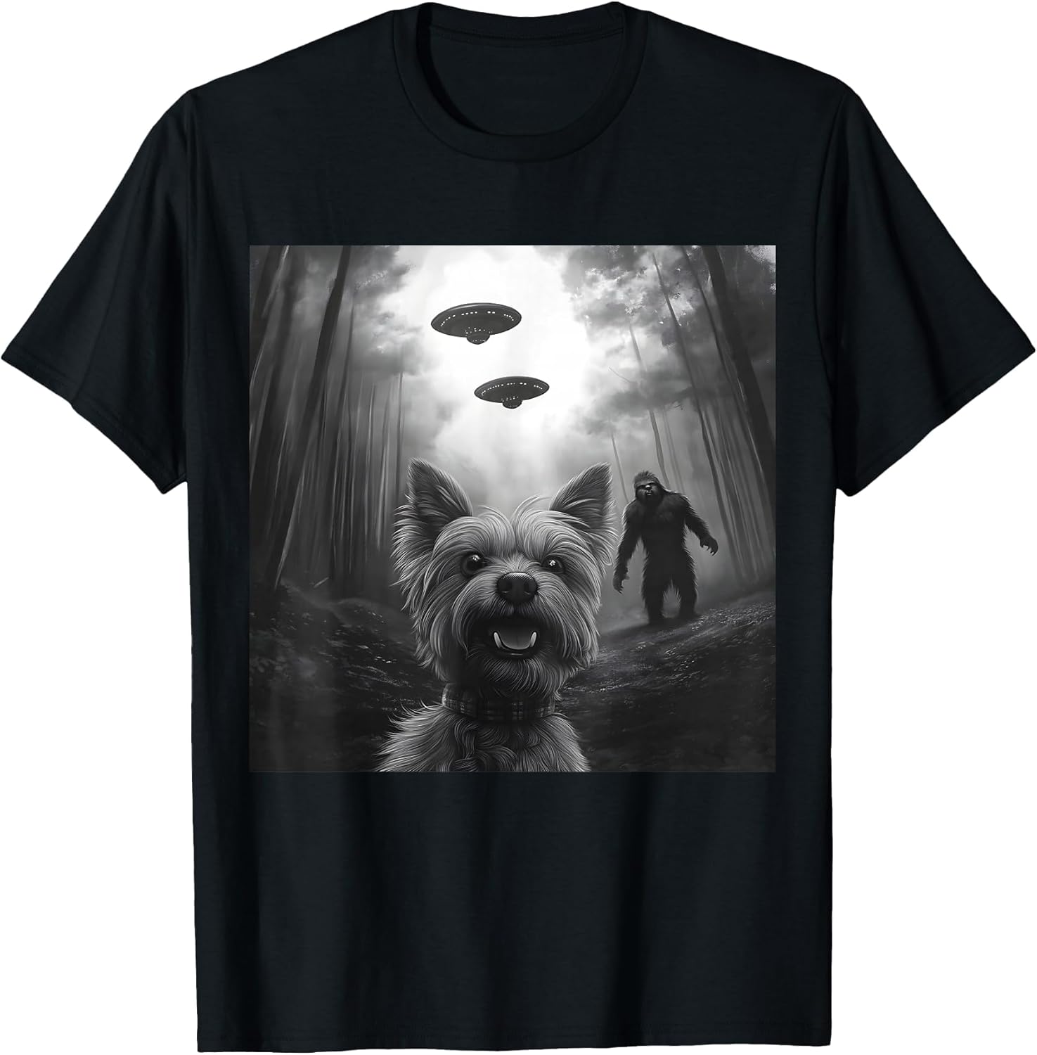 Yorkie vs. Bigfoot – Funny Yorkshire Terrier Alien Encounter