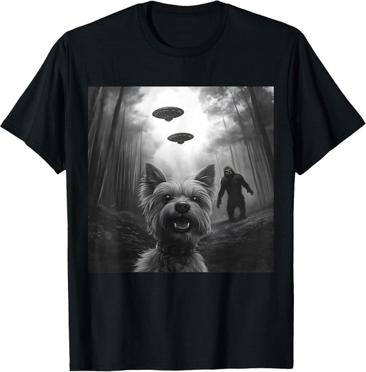 Yorkie vs. Bigfoot – Funny Yorkshire Terrier Alien Encounter