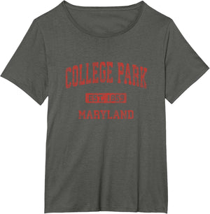 College Park Maryland MD Vintage Athletic Sports Design