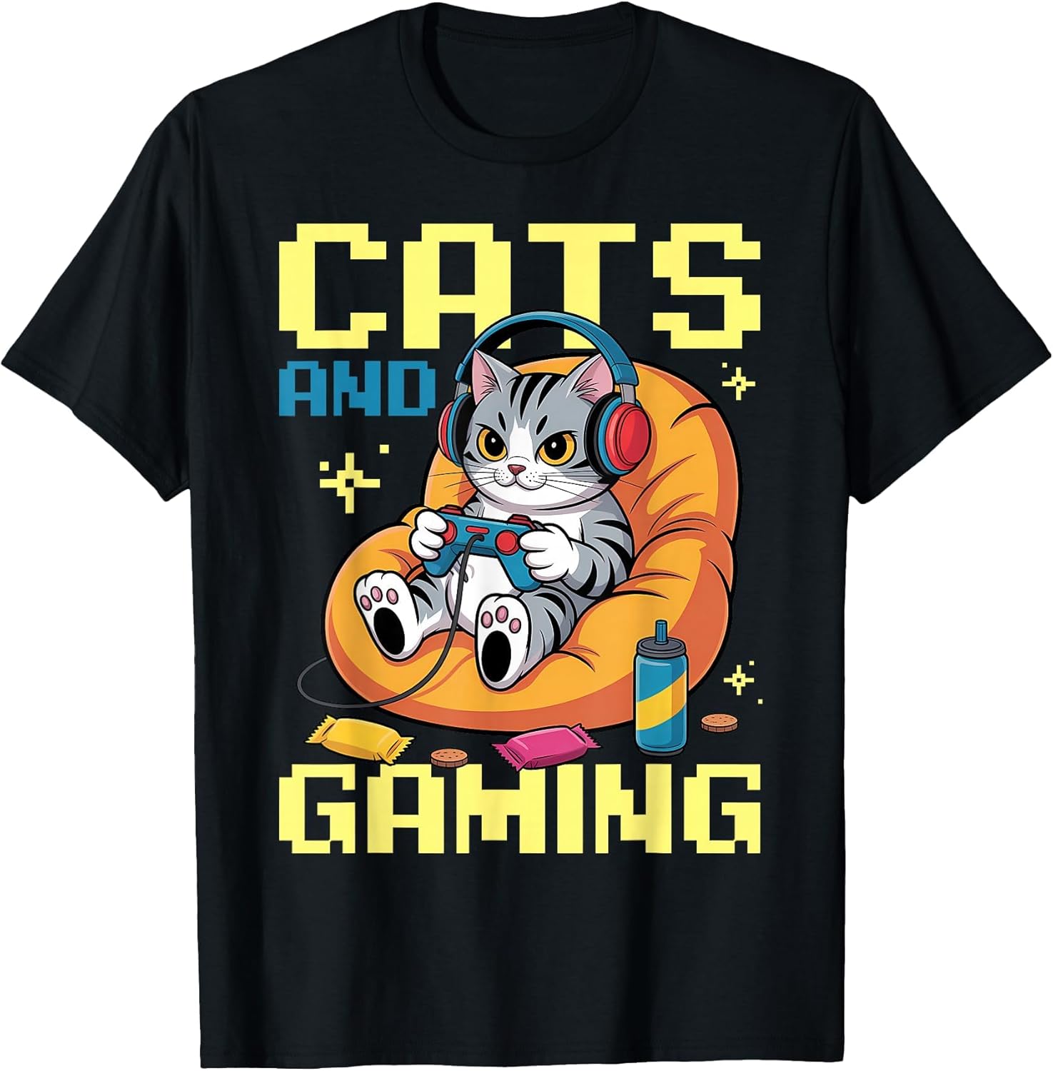 Gamer Gaming Cat Video Game