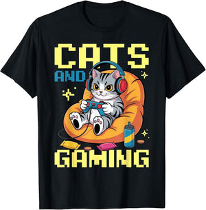 Gamer Gaming Cat Video Game