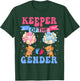 Keeper of The Gender Reveal Cute Bear Balloons Pink Or Blue