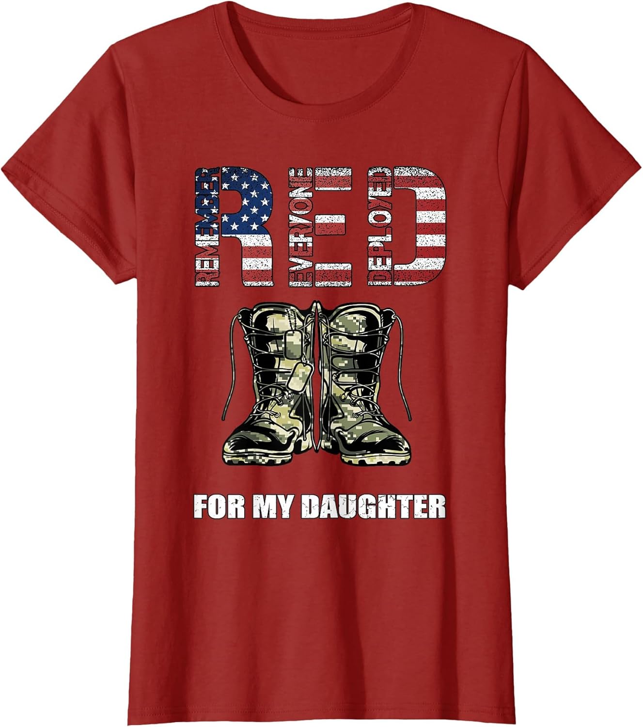 RED Friday for My Daughter Remember Everyone Deployed