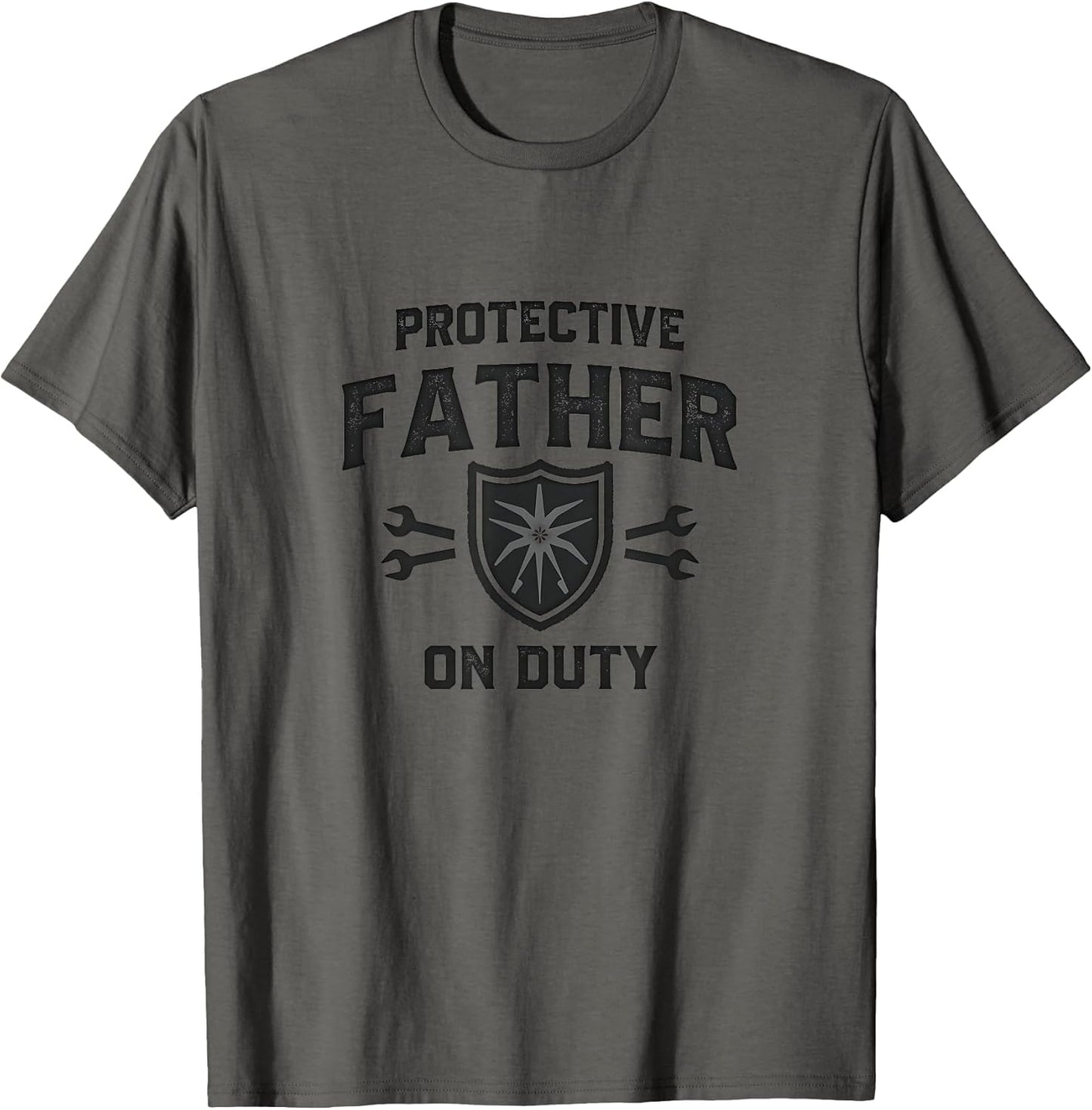 Protective Father On Duty Parenting Design