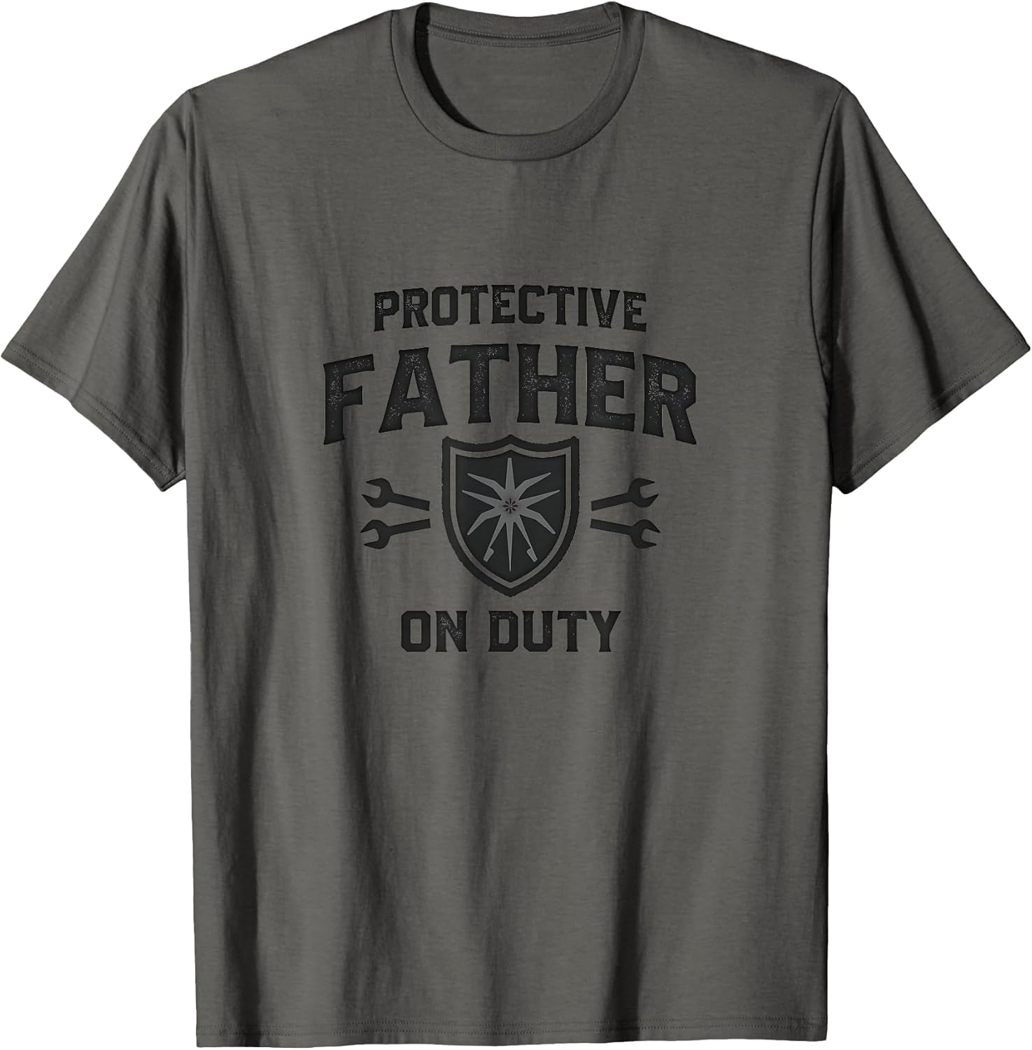 Protective Father On Duty Parenting Design