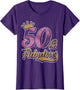 50 Years Old & Fabulous 50th Birthday Crown Design