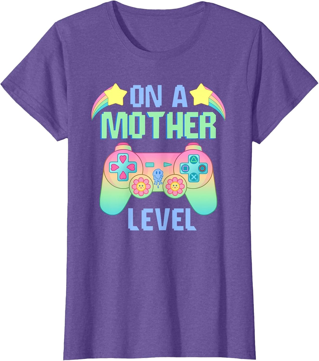 Funny Mothers Day On A Mother Level Gamer Mom Retro Gaming