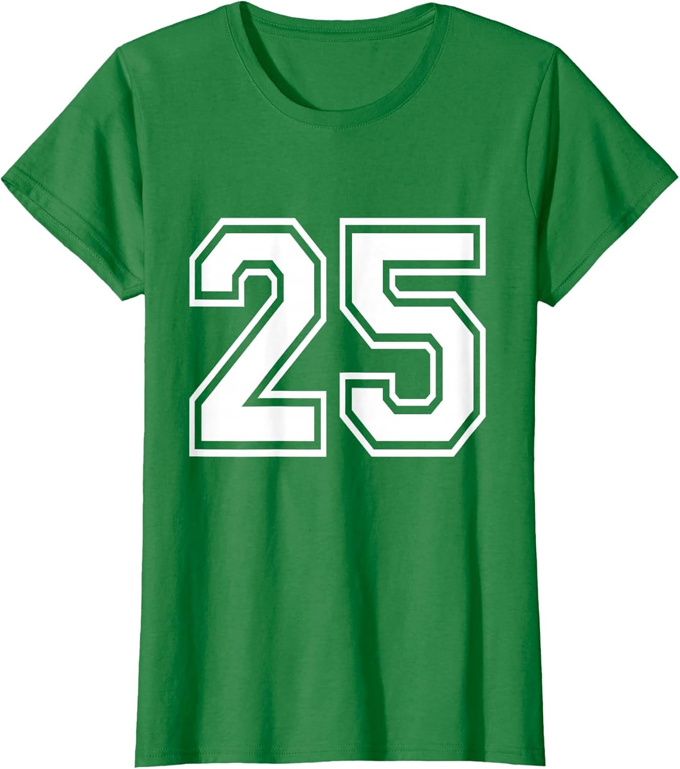 Number 25 Varsity Sports Team Jersey 25th Birthday 25 Years