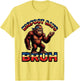 Patriotic Bigfoot Says Bruh Funny Sasquatch Design