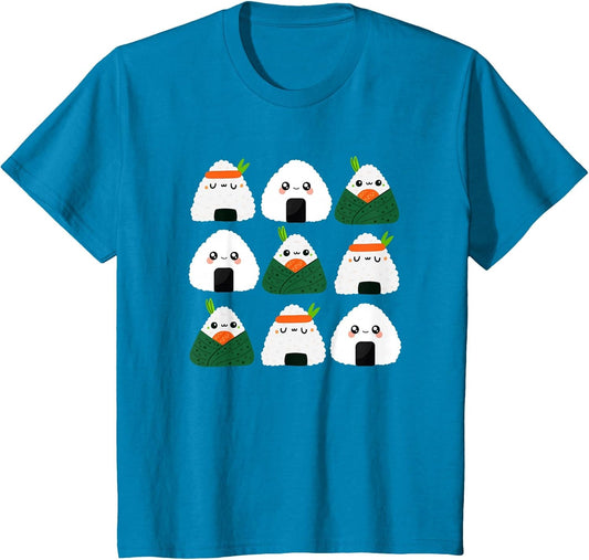 Onigiri Japanese Rice Ball Sushi Lover Kawaii Graphic