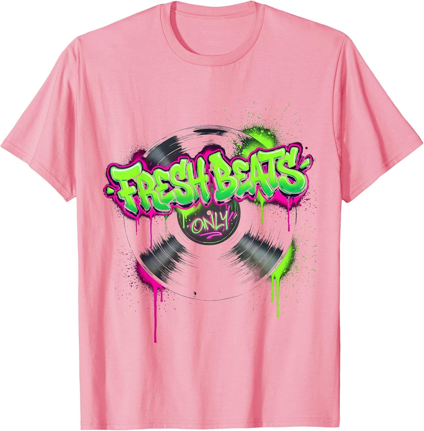Fresh Beats Only Hip Hop Graphic Design