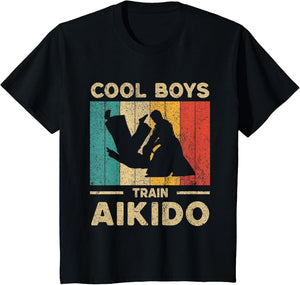 Cool Boys Train Aikido Vintage Aikido Martial Arts Boys