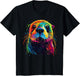Otter Face Colorful River Sea Animal Art Lover Cute Black