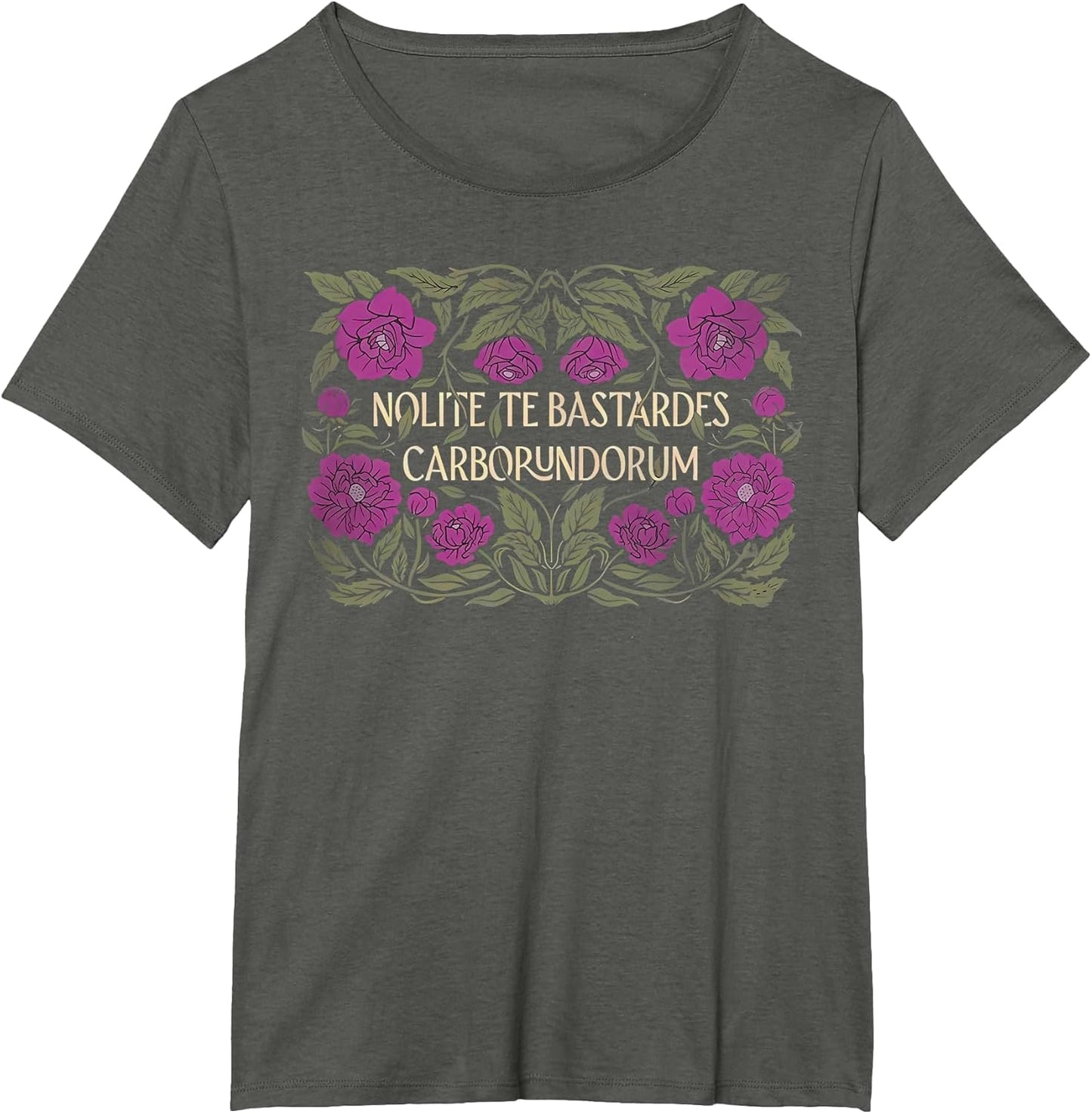 Retro Nolite Te Bastardes Carborundorum Flower Clothing