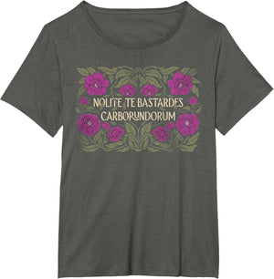 Retro Nolite Te Bastardes Carborundorum Flower Clothing