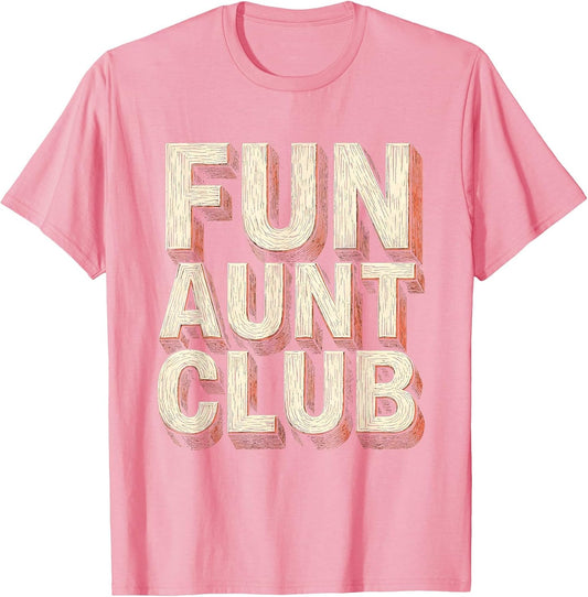 Fun Aunt Club Proud Auntie Graphic Design