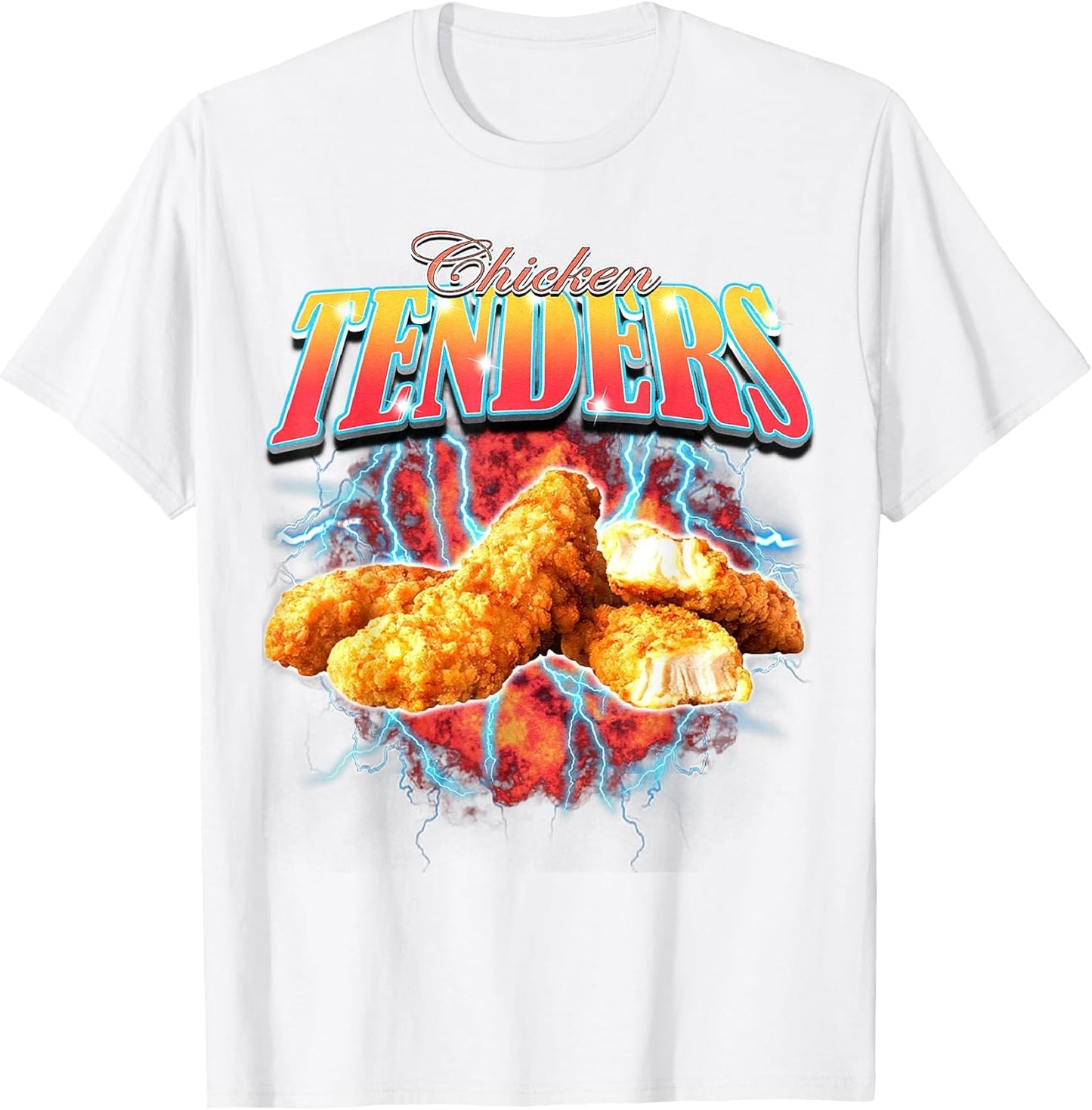 Bootleg Rap Funny Chicken Tenders Vintage 90s Heavy-Metal