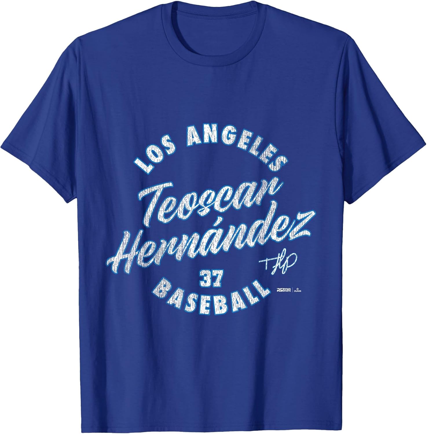 Teoscar Hernández Los Angeles Baseball Vintage Cursive MLBPA