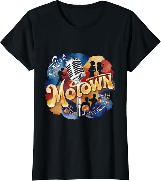 Vintage Groovy Motown Music Watercolor Art