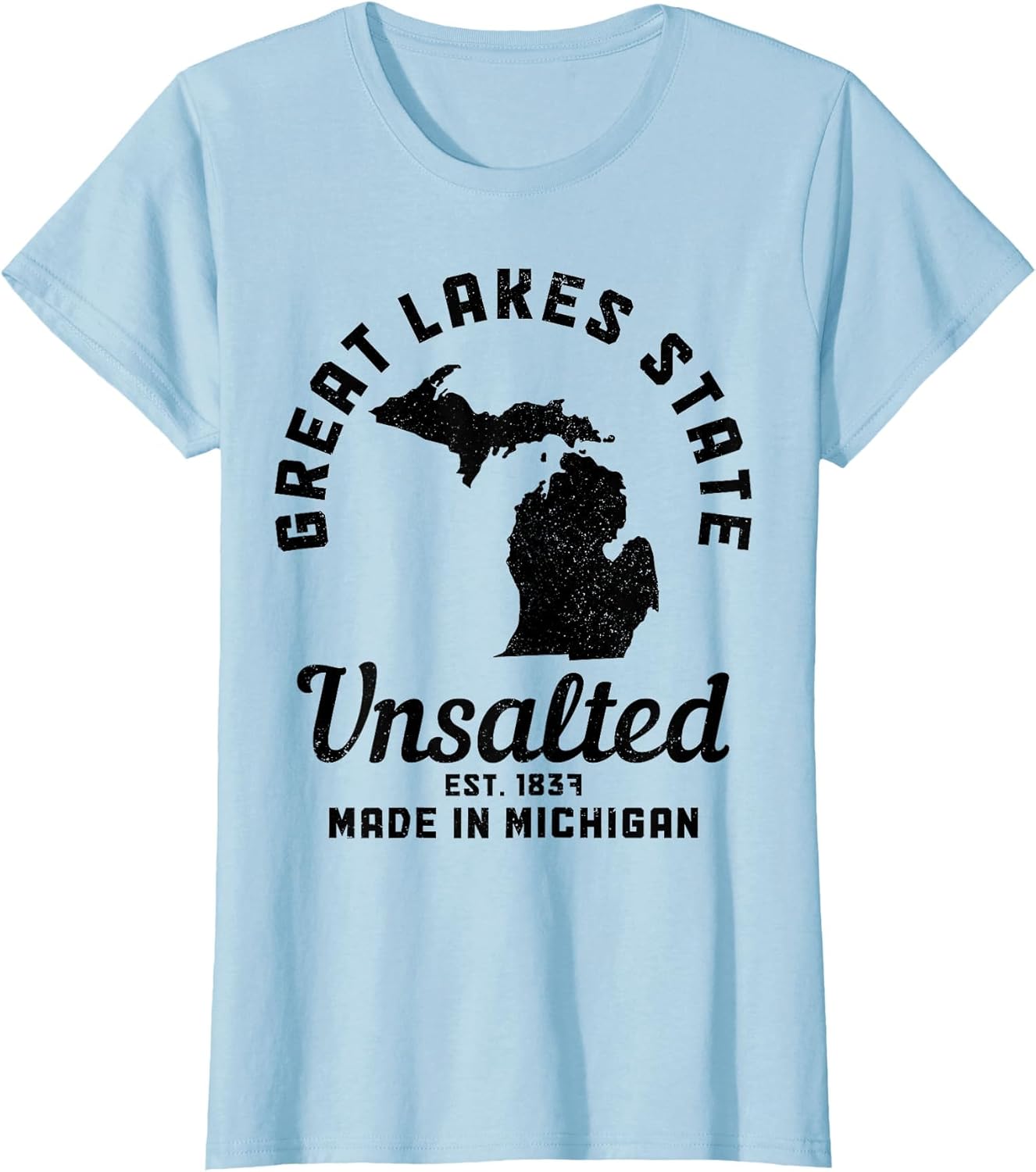 Michigan Great Lakes State Map Pride Vintage