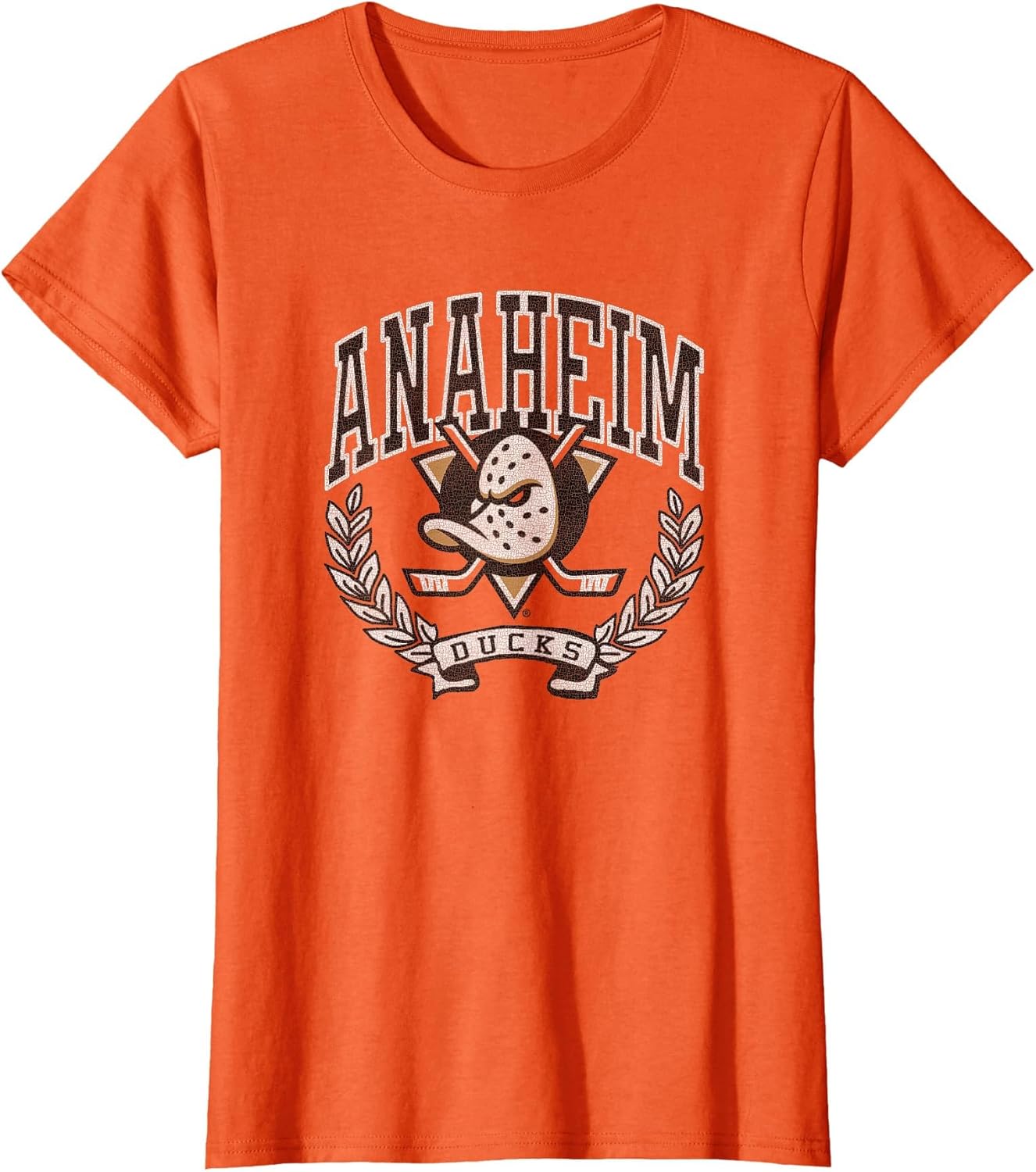 Anaheim Ducks Vintage Victory Orange Licensed