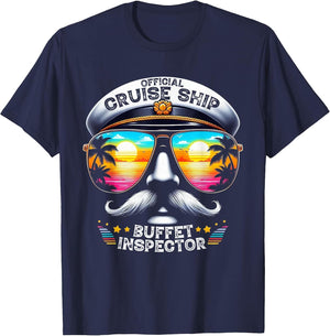 Official Cruise Ship Buffet Inspector Funny Cruise Men Women
