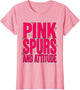 Pink Spurs and Attitude Cowgirl Design