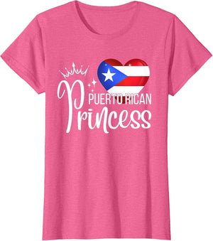 Puerto Rican Princess Boricua Heart