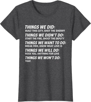 Retro Vintage Things We Did Didn't Want Will Won't Do