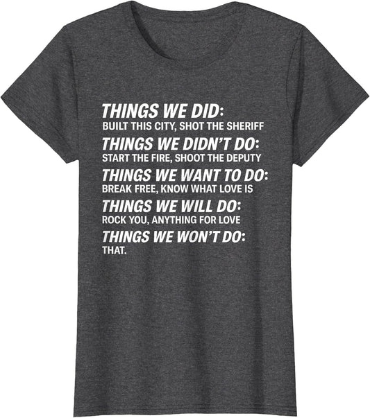 Retro Vintage Things We Did Didn't Want Will Won't Do