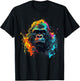 Cool Gorilla on Colorful Painted Gorilla