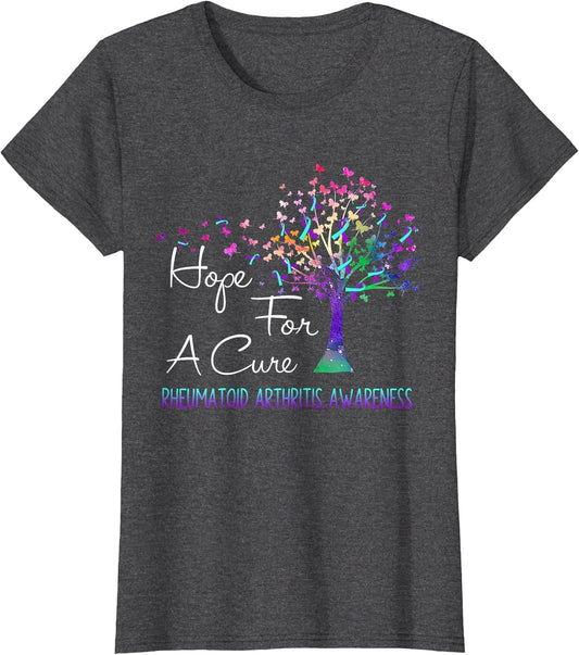 Hope for A Cure Rheumatoid Arthritis Awareness Tree Ribbon