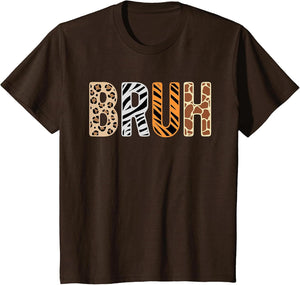 Safari Animals Wildlife Zookeeper Funny Bruh Boys Teens