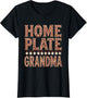 Home Plate Grandma Baseball Fan Design