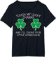 St Patricks Day Touch My Lucky Charm Fun Saint Paddys Women