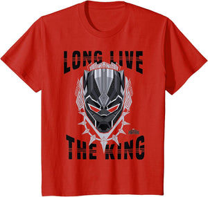 Marvel Black Panther Long Live The King Head Graphic