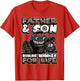 Cool Father and Son Monster Truck Riding Buddies for Life