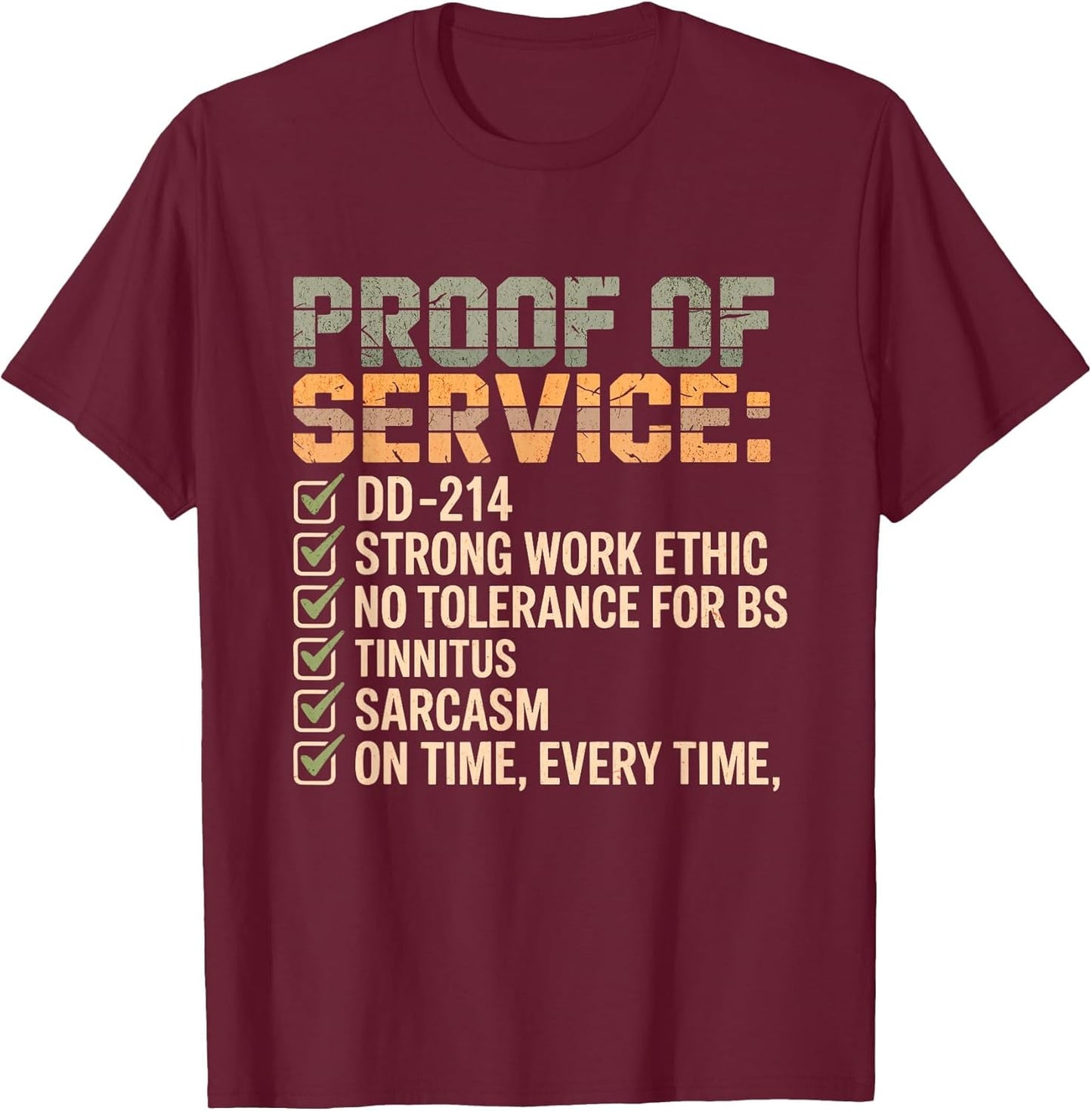 Proof of Service DD-214 Tinnitus Strong Work, Ethic Military