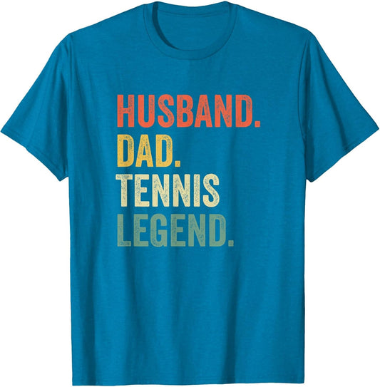 Tennis Player Husband Dad Tennis Legend Vintage