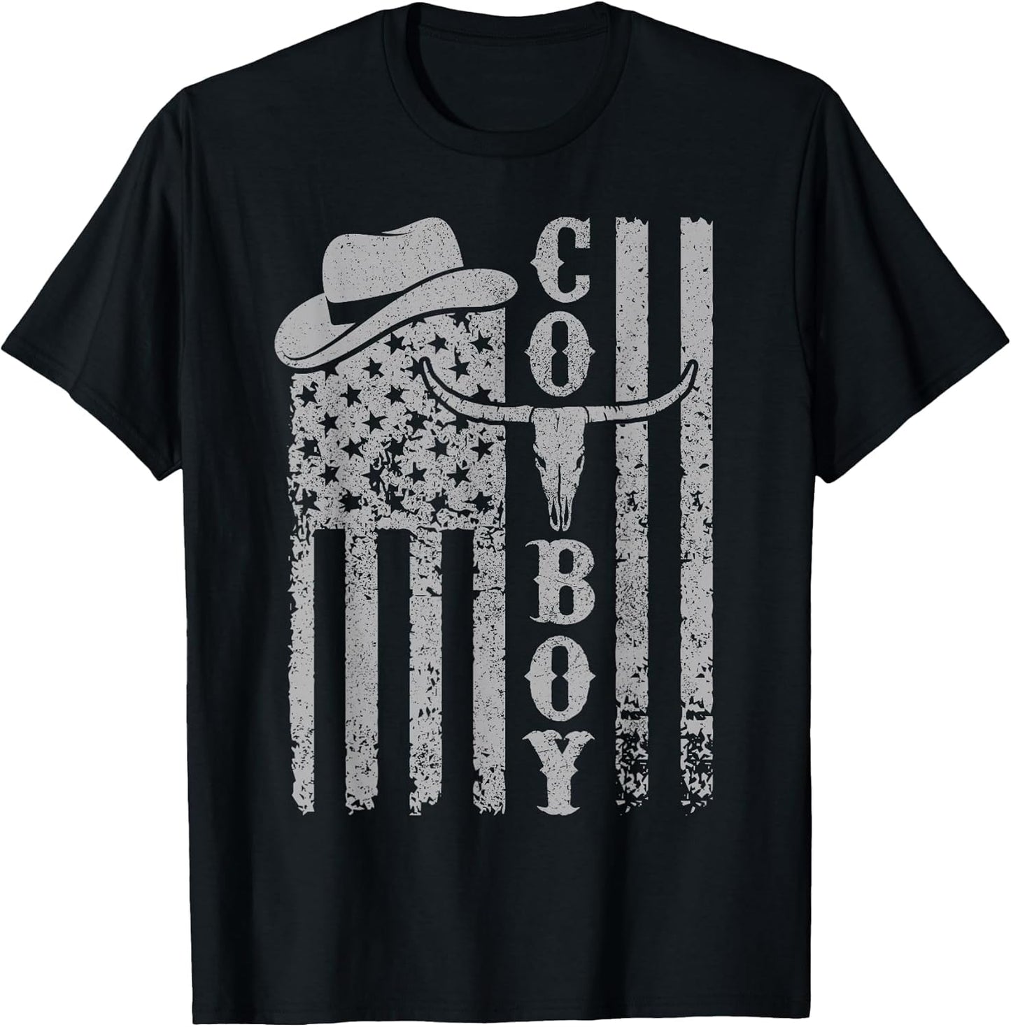 Western Country Men Teen Boy Kid Rodeo Southern Retro Cowboy